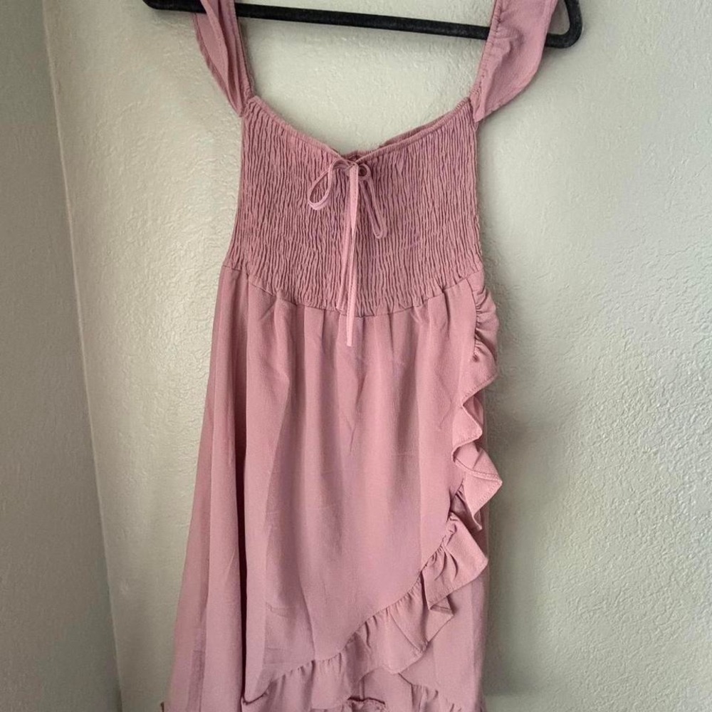 Pink Small Ruffle Dress - Picture 4 of 6